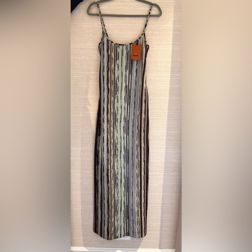 Striped Multicolor Maxi Dress